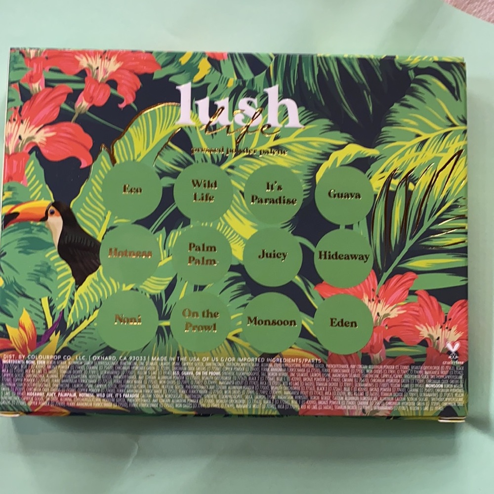 COLOURPOP LUSH LIFE EYESHADOW PALETTE BOUTIQUE RARE DISCONTINUED NWT UNTOUCHED - Picture 7 of 10